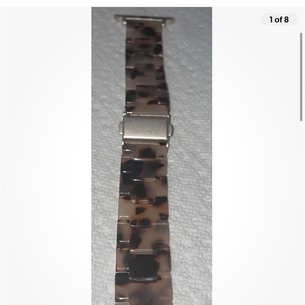 Resin Band for Apple Watch Series 6 5 4 3 Strap Stainless Steel Buckle Bracelet